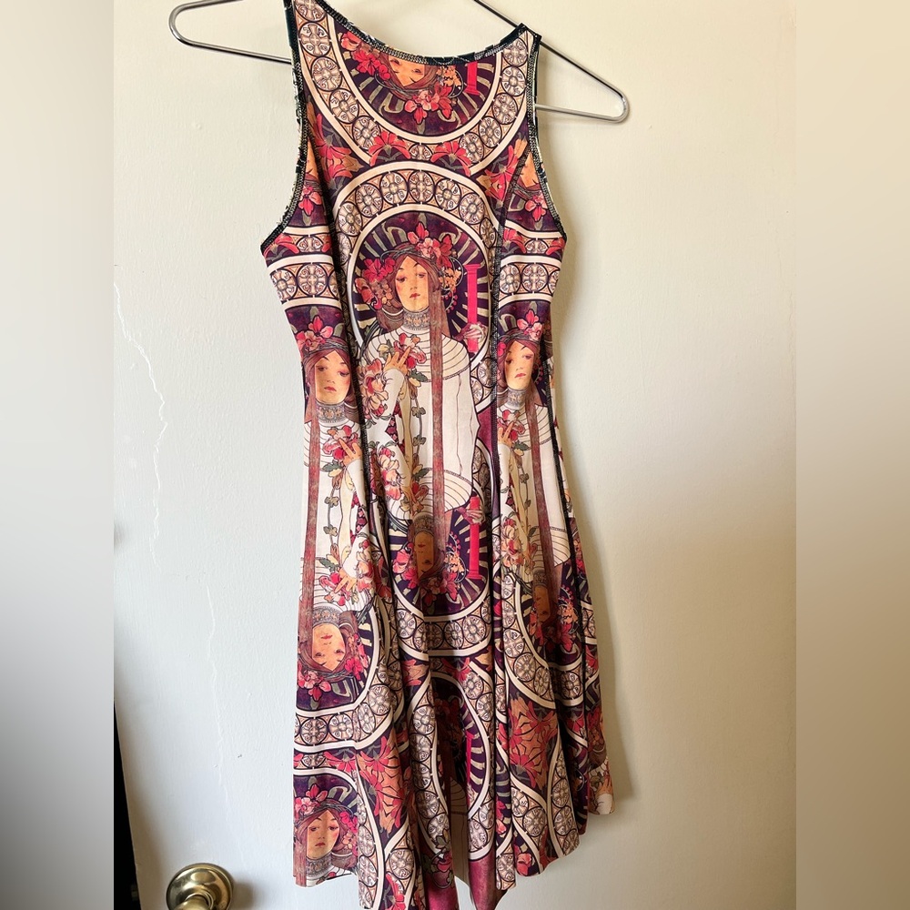 BlackMilk Clothing Mucha inside out dress IOD black vs La Trappistine Small S - Picture 4 of 6